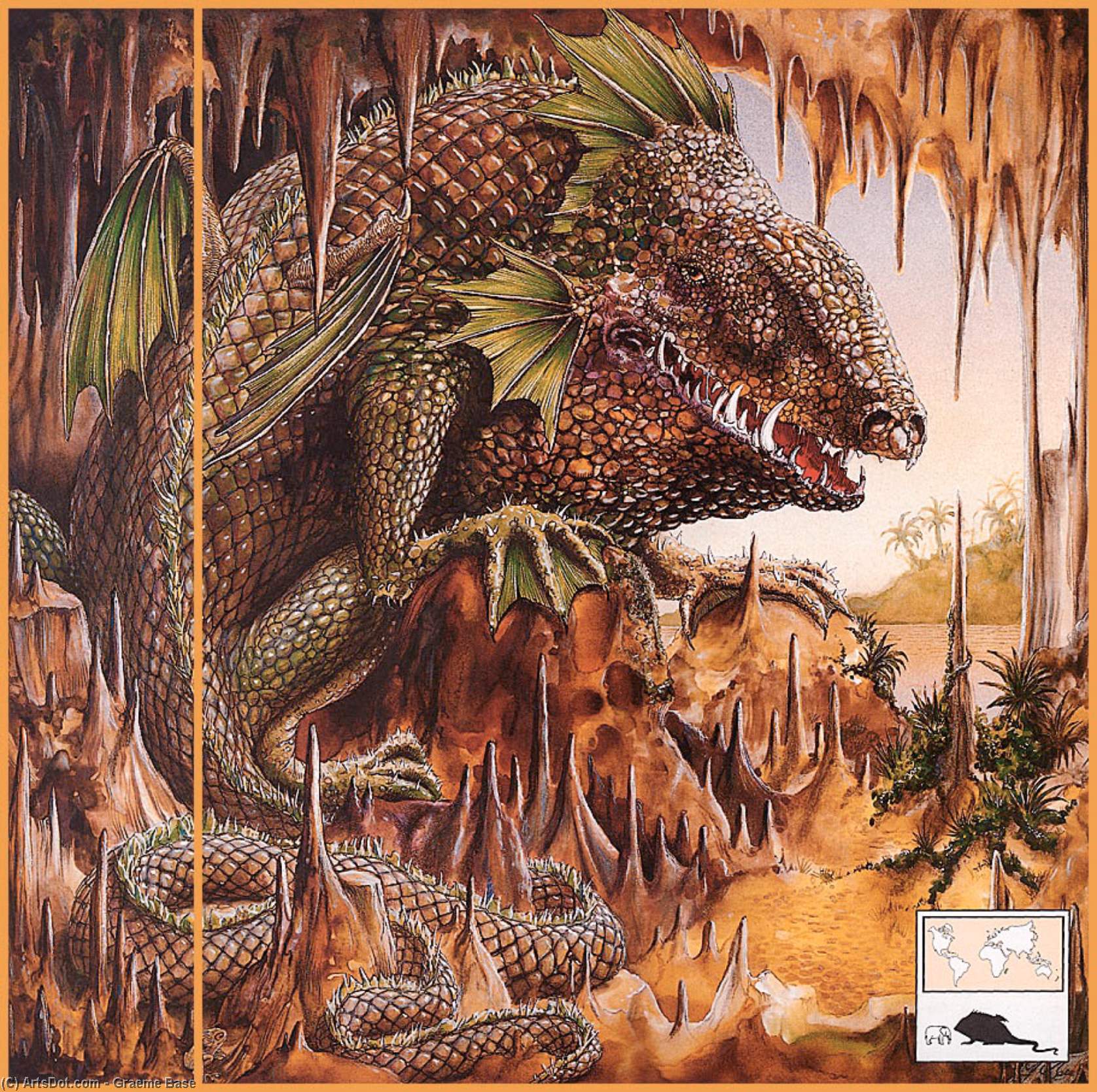 Common Green Draak — Graeme Base