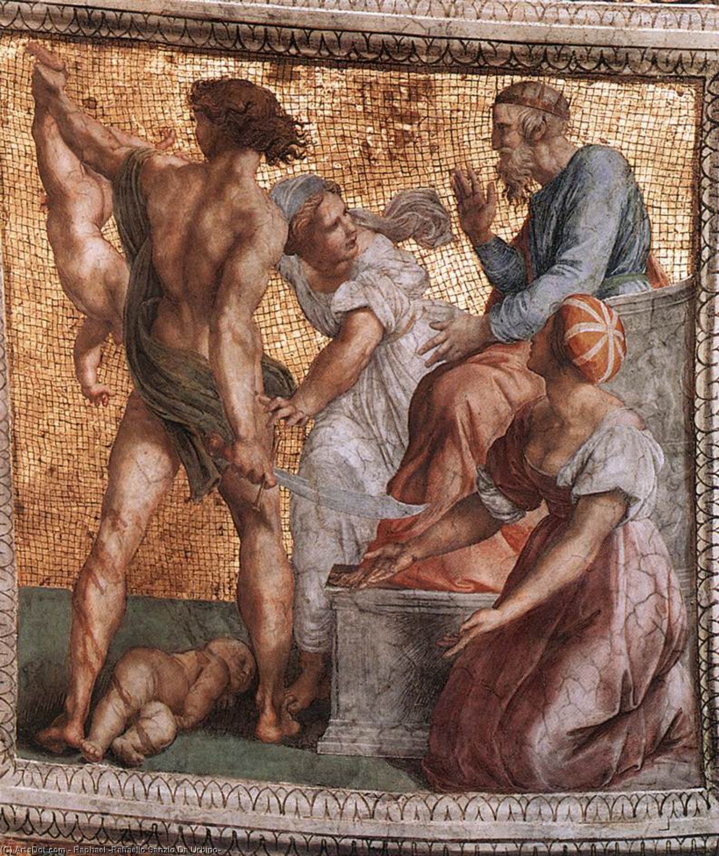 The Judgment Of Solomon (ceiling Panel) (stanza Della Segnatura) — Рафаэль