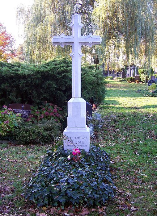 Grab Des Deutschen Malers Ernst Ferdinand Oehme Auf Dem Alten Annenfriedhof In Dresden — Ernst Ferdinand Oehme