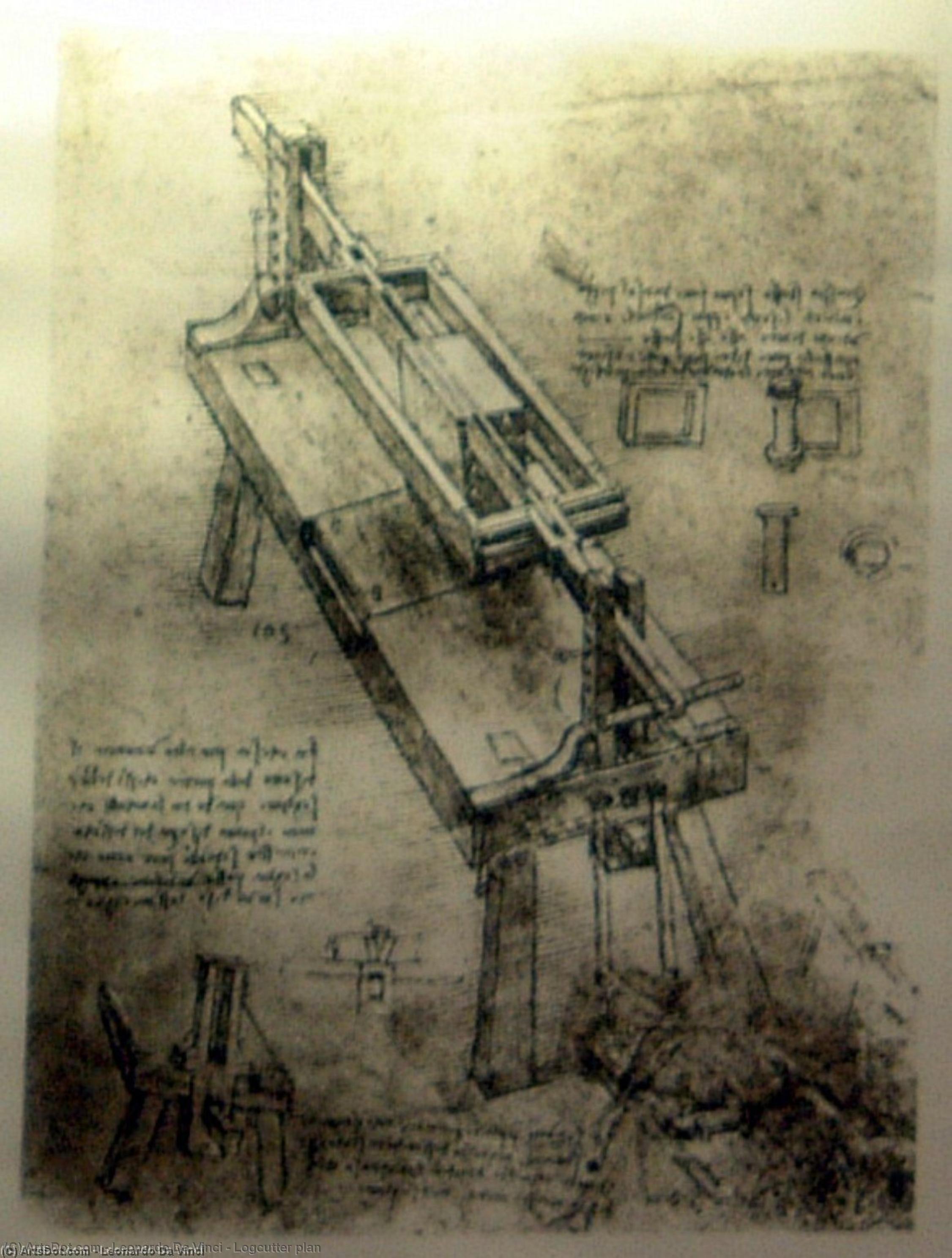Logcutter Plan — Леонардо Да Винчи