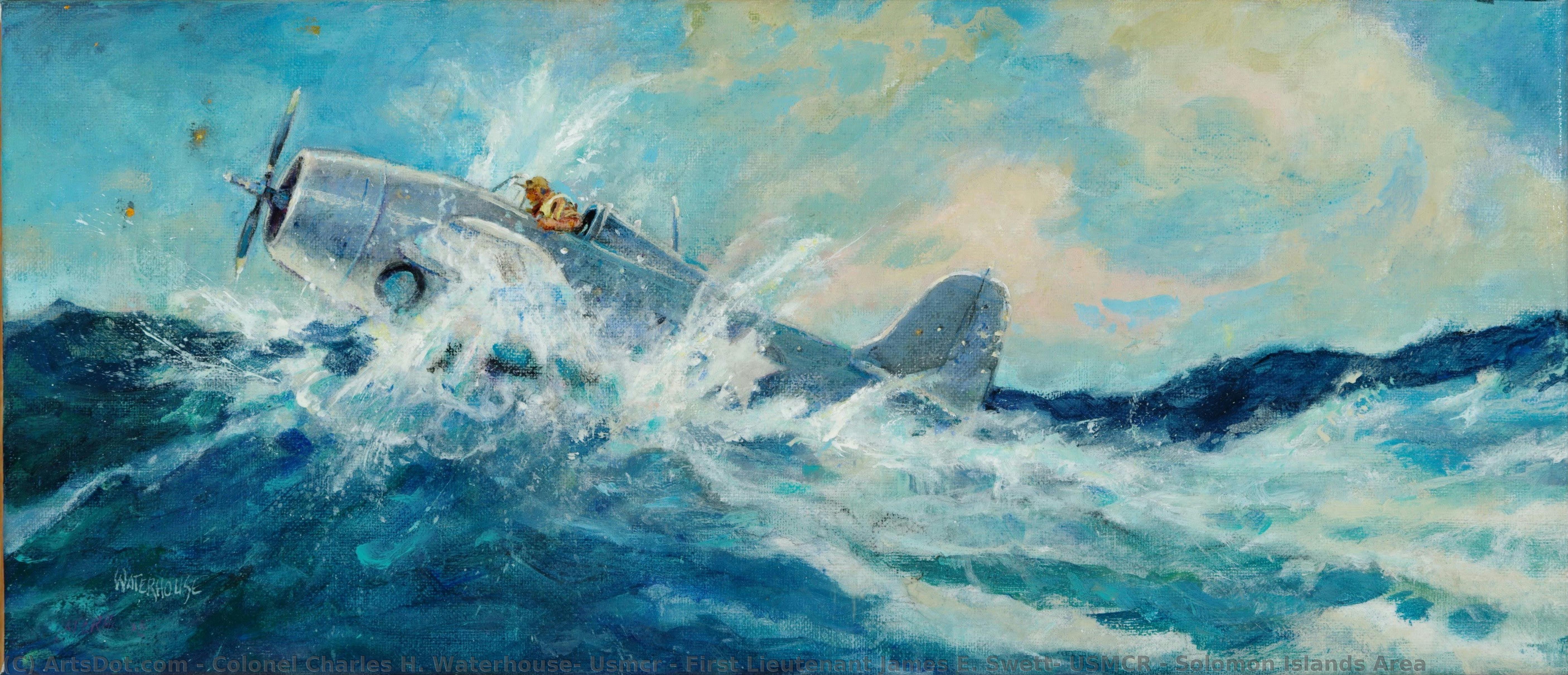 First Lieutenant James E. Swett, Usmcr - Solomon Islands Area — Colonel Charles H. Waterhouse, Usmcr