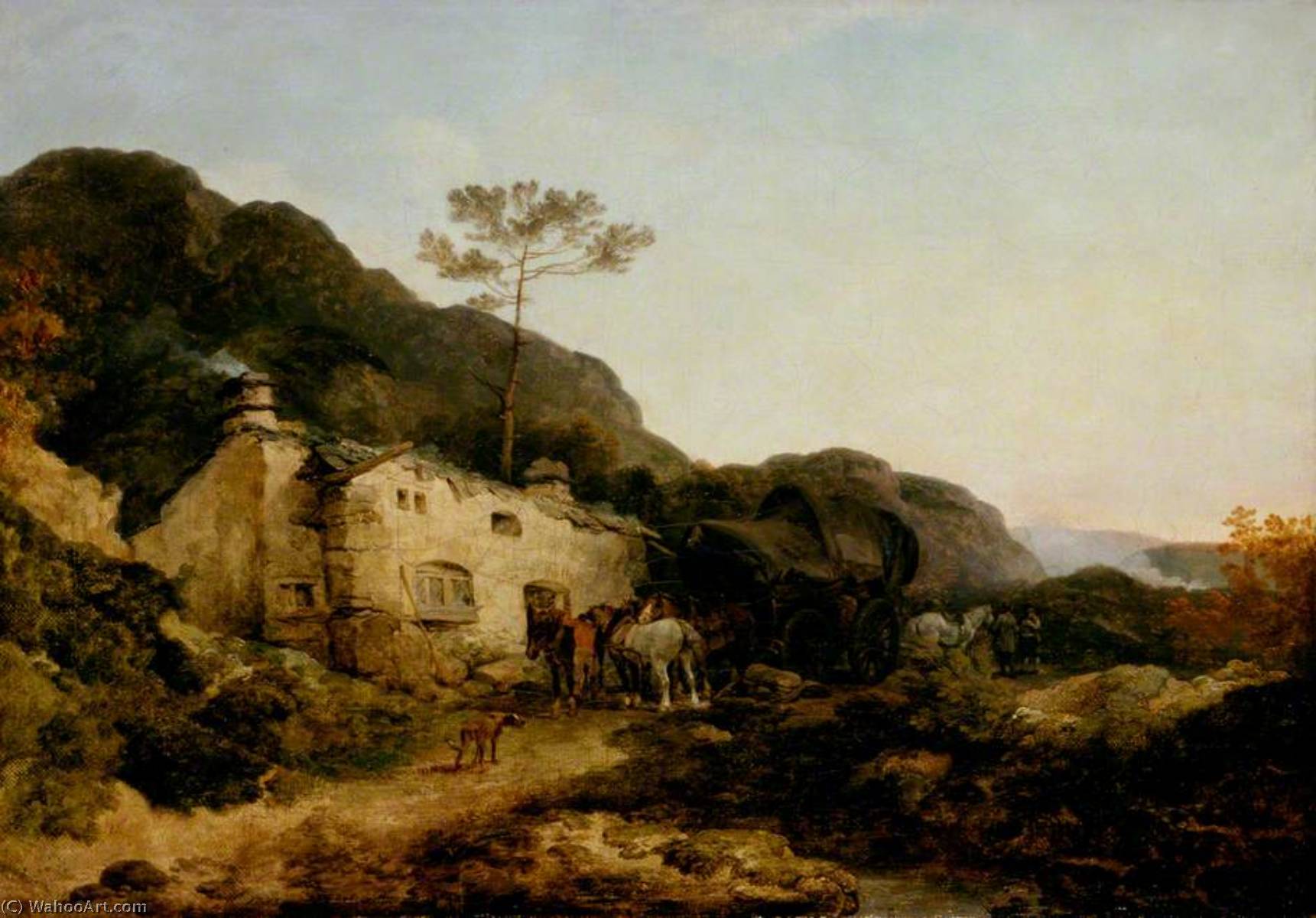 A Cottage In Patterdale, Westmoreland — Philip James De Loutherbourg