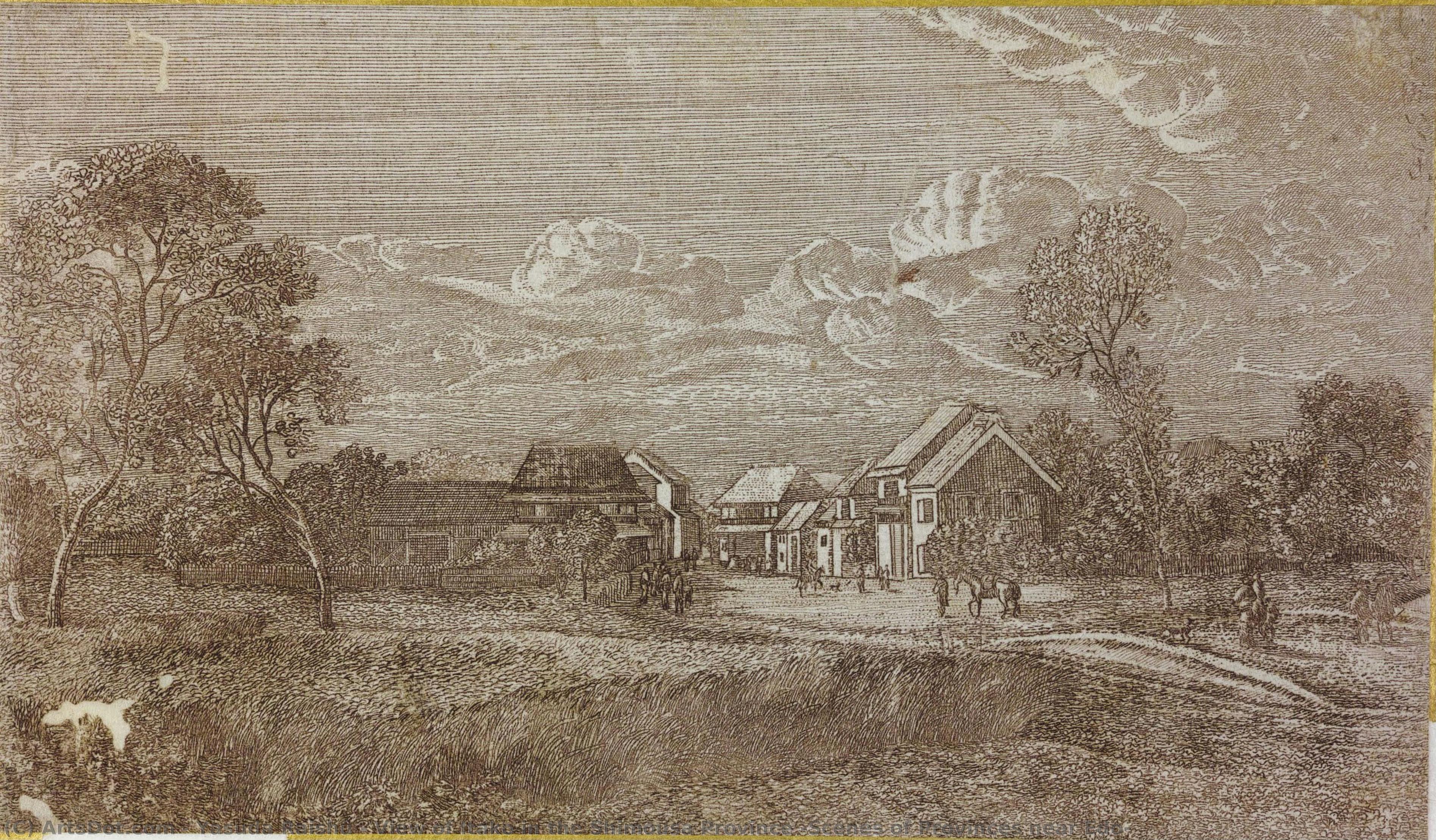 View Of Itako In The Shimousa Province (scenes Of Provinces Near Edo) — Yasuda Raishû