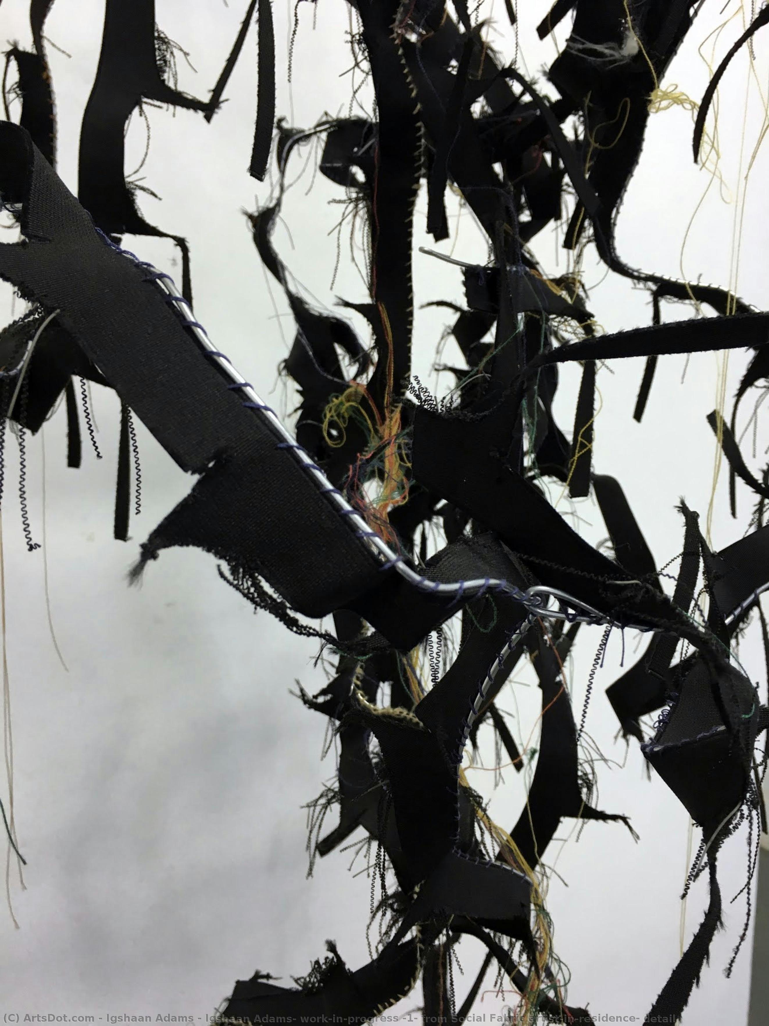 Igshaan Adams, Work-in-progress (1) From Social Fabric Artist-in-residence, Detail — Igshaan Adams