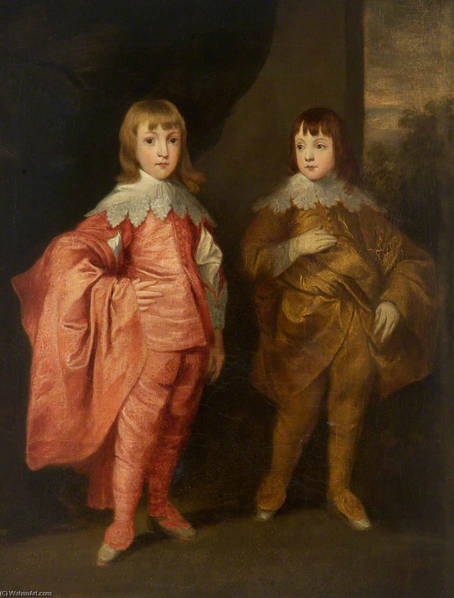 George Villiers (1628–1687), 2nd Duke Of Buckingham, And His Brother, Francis Villiers (1629–1648) (copy After Anthony Van Dyck) — Thomas Robson