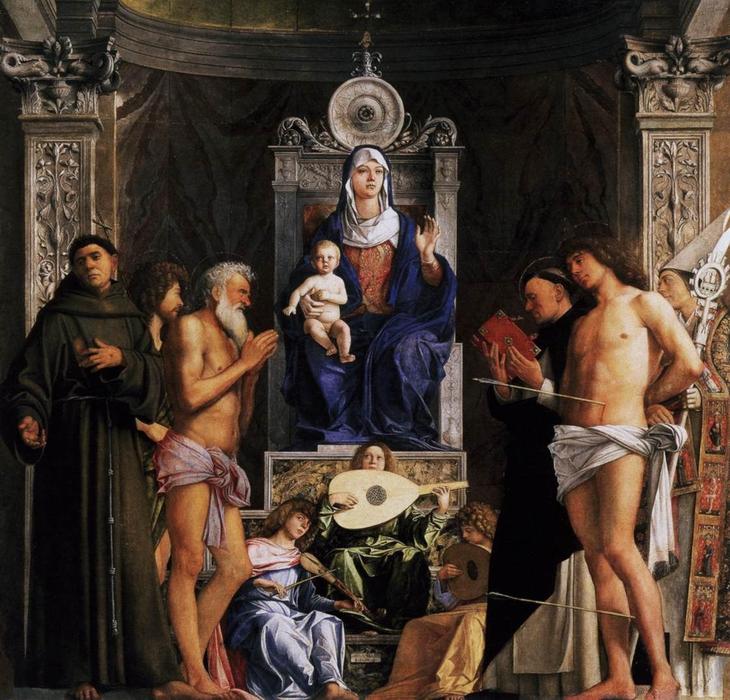 San Giobbe Altarpiece (detail) — Giovanni Bellini