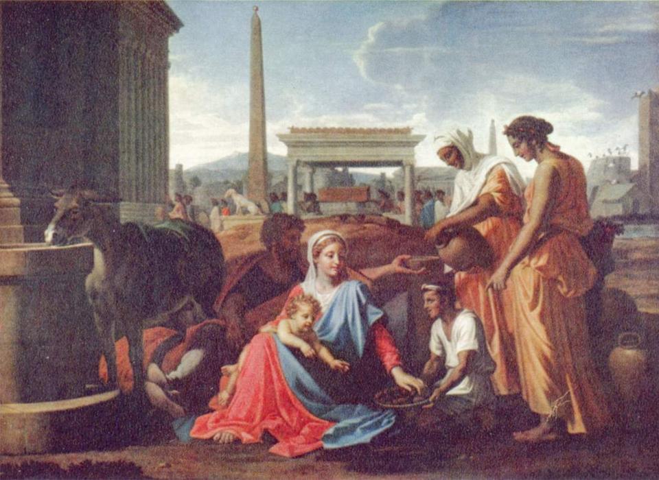 Rest On The Escape To Egypt — Nicolas Poussin