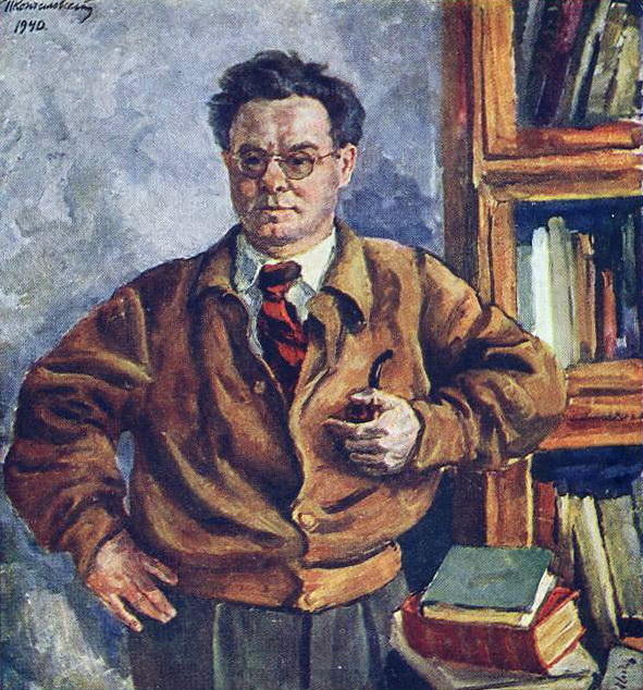 Portrait Of V. V. Ivanov — Pyotr Konchalovsky