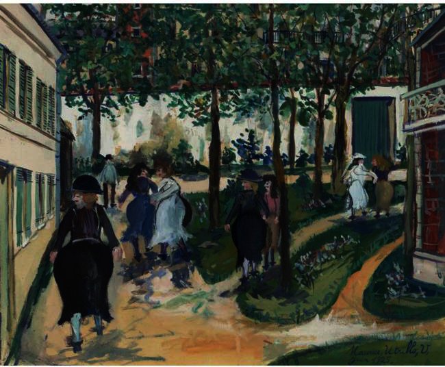 Saine-anne, Quarties Des Femmes — Maurice Utrillo