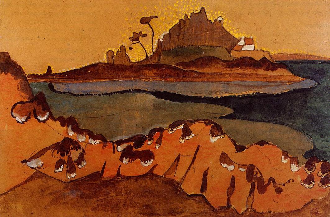 The Ile De La Douane, The Mouthe Of The Trieux River — Paul Sérusier