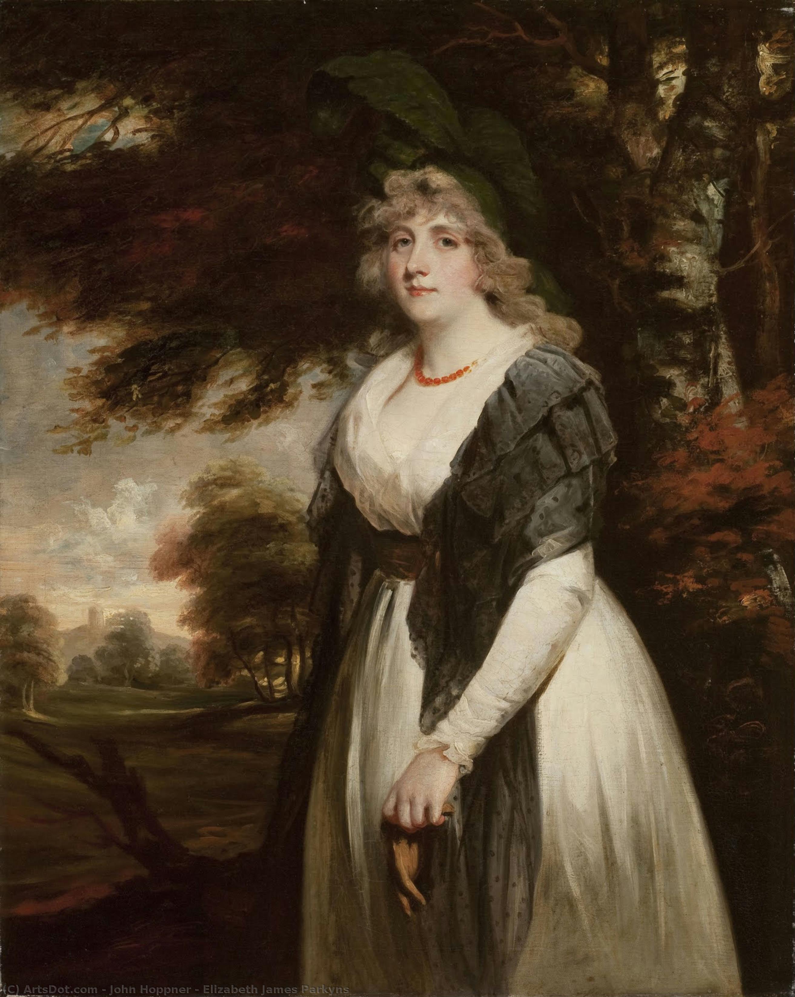 Elizabeth James Parkyns — John Hoppner