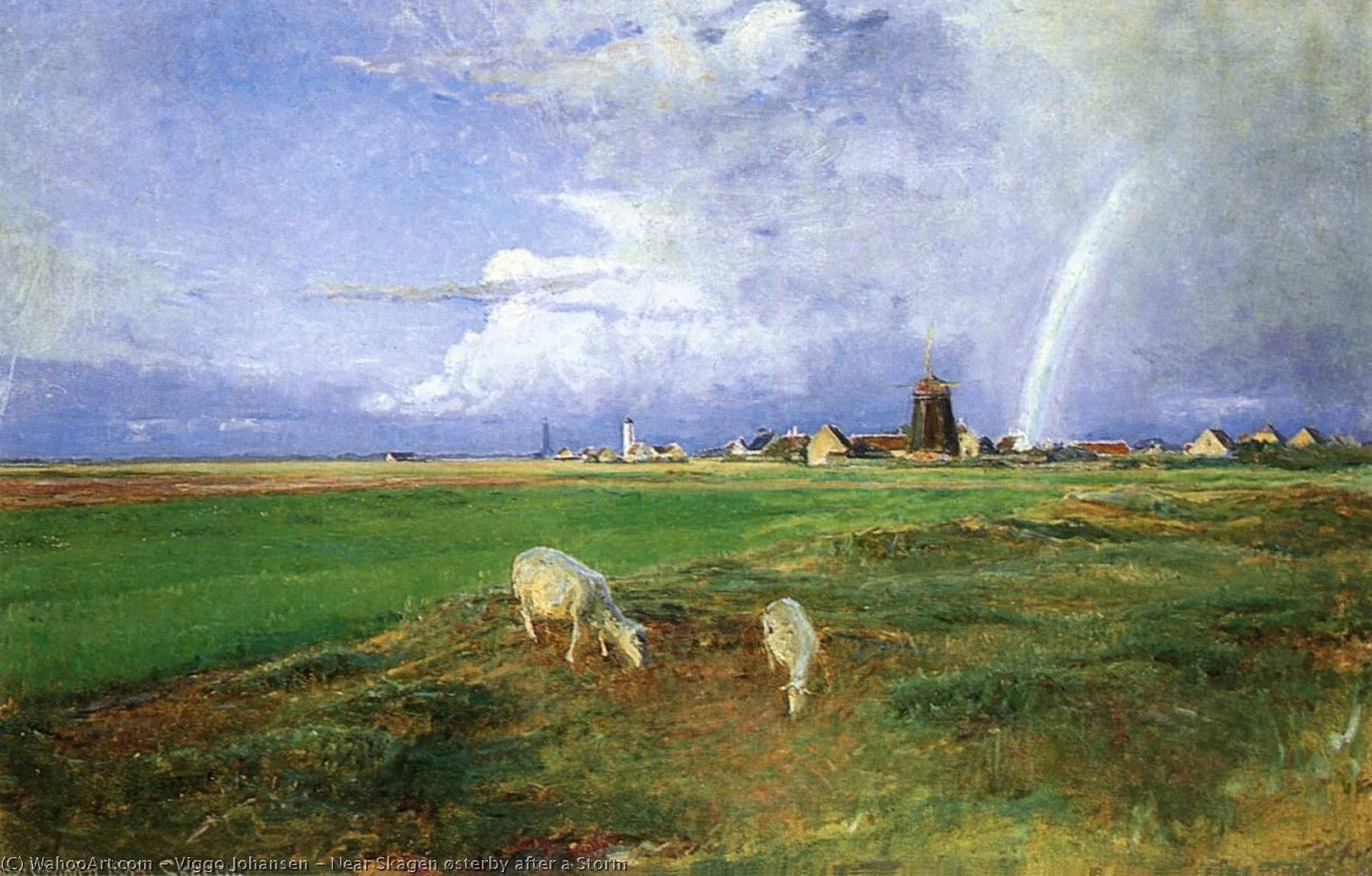 Near Skagen Østerby After A Storm — Viggo Johansen