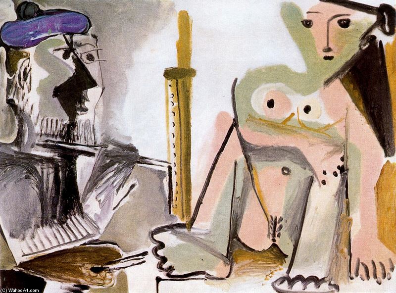 Der Maler Und Sein Modell 2 — Pablo Picasso