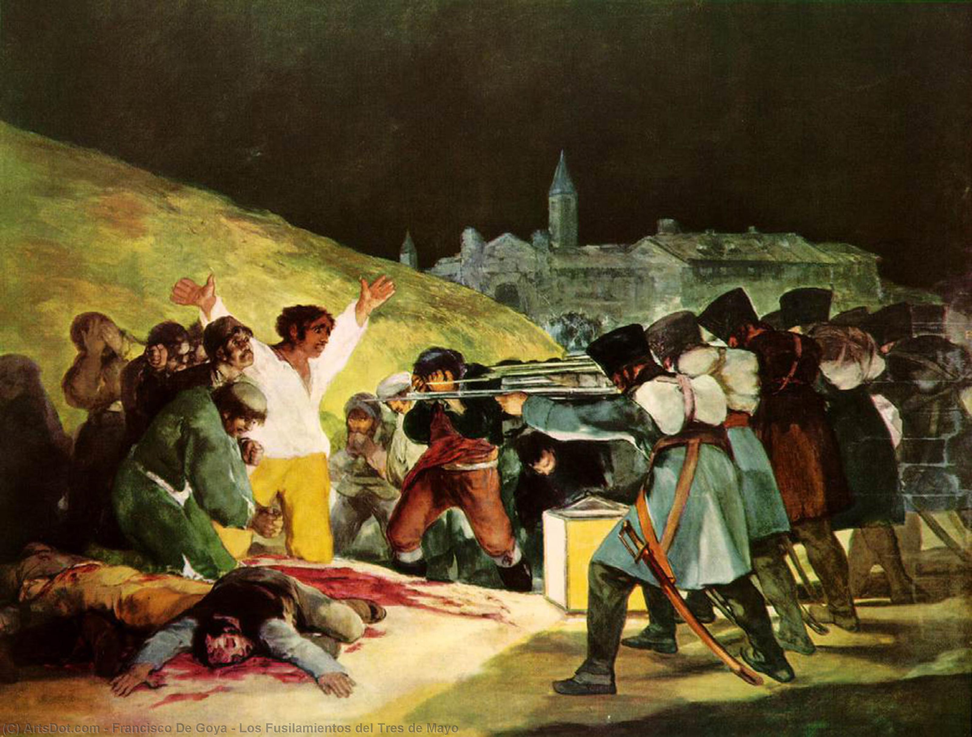 Los Fusilamientos Del Tres De Mayo — Francisco José De Goya Y Lucientes