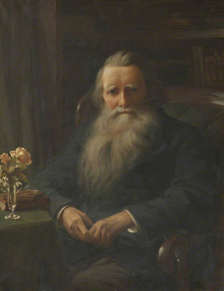 John Ruskin (1819–1900), In His Study At Brantwood — William Gershom Collingwood