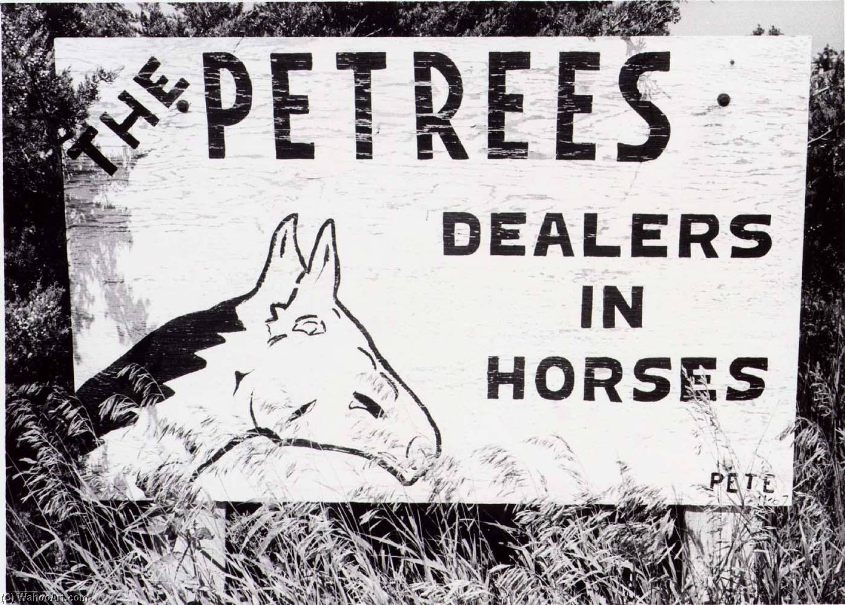 Sign, Pattawatomie County, From The Kansas Documentary Survey Project — Larry W Schwarm
