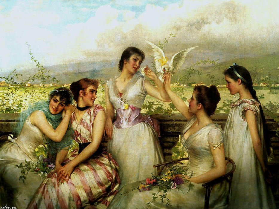 In The Sunny South — Vittorio Matteo Corcos