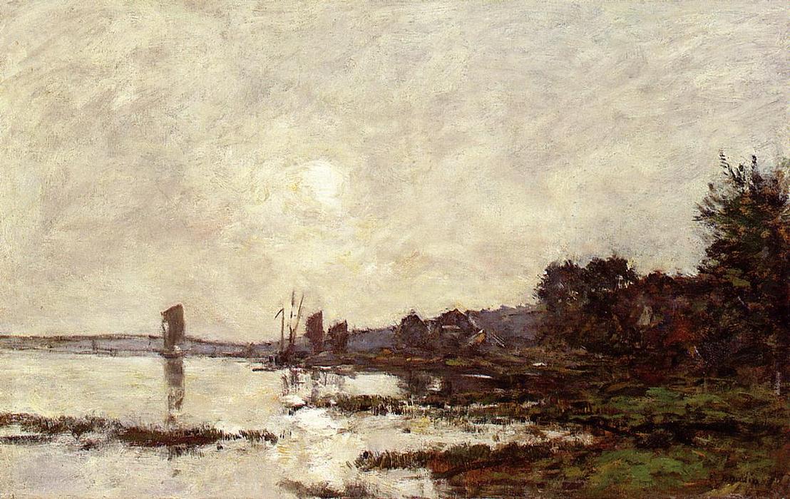 Inlet At Faou — Eugène Louis Boudin