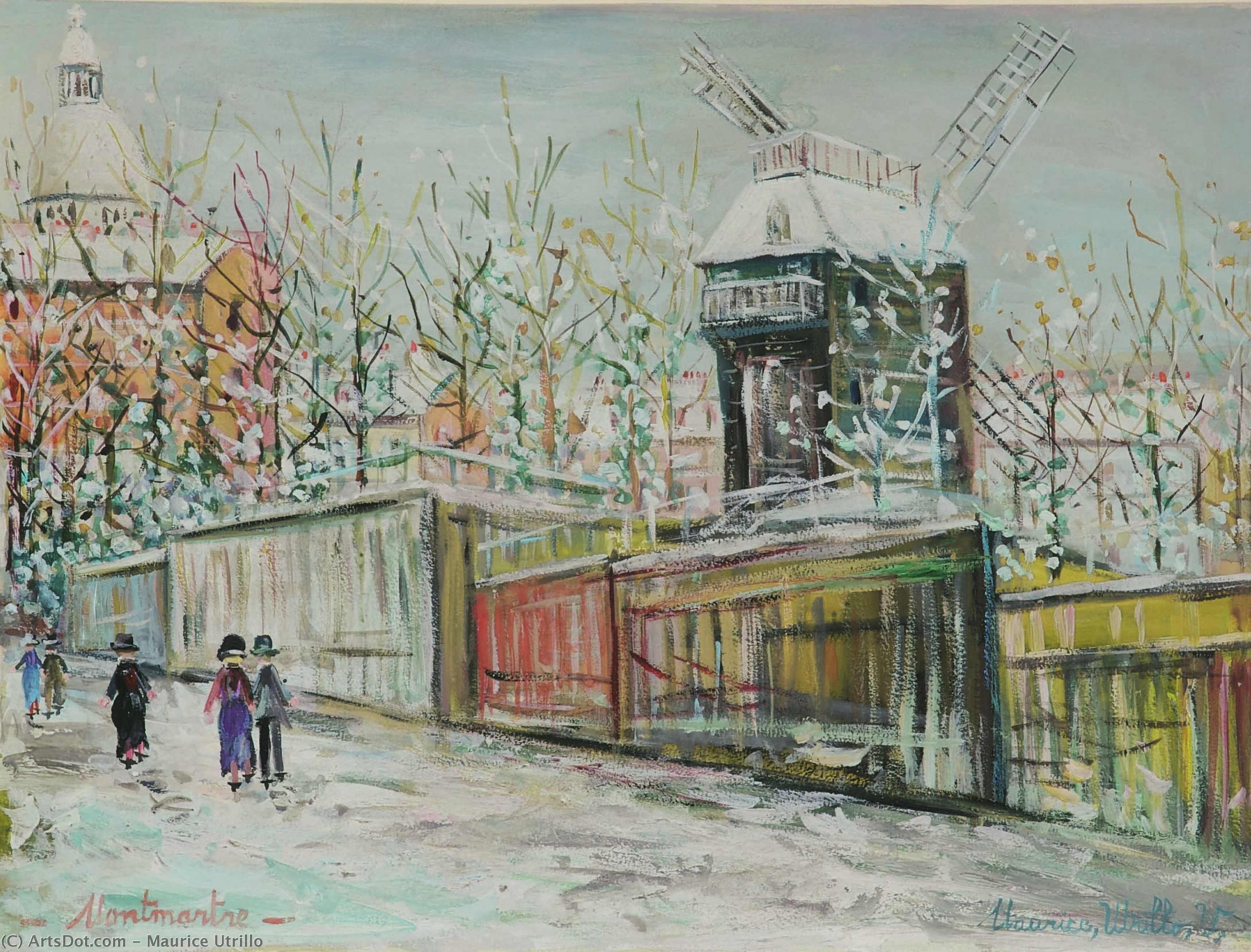 View Of Pontoise — Maurice Utrillo