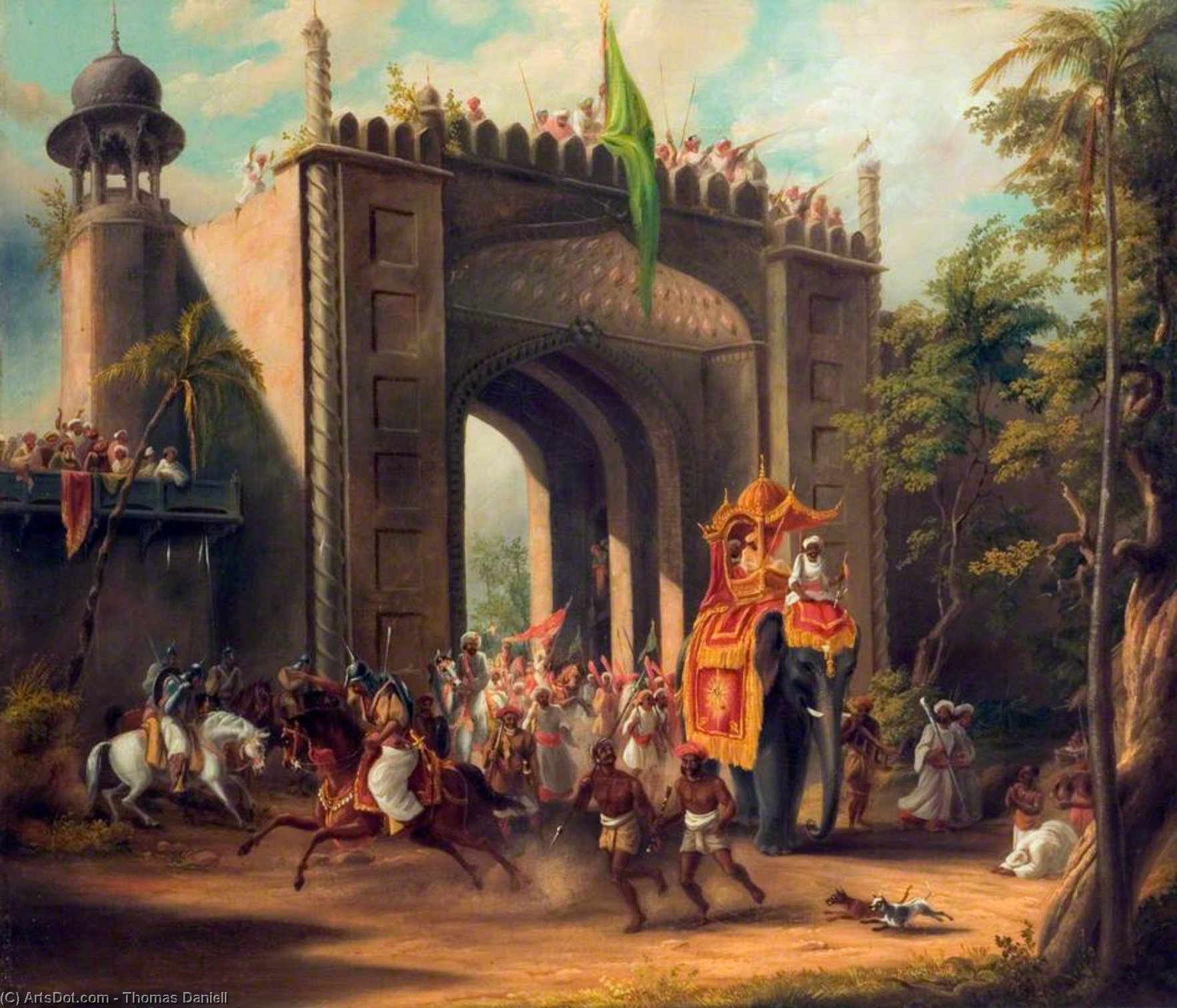 A State Procession In India — Томас И Уильям Дэниэл