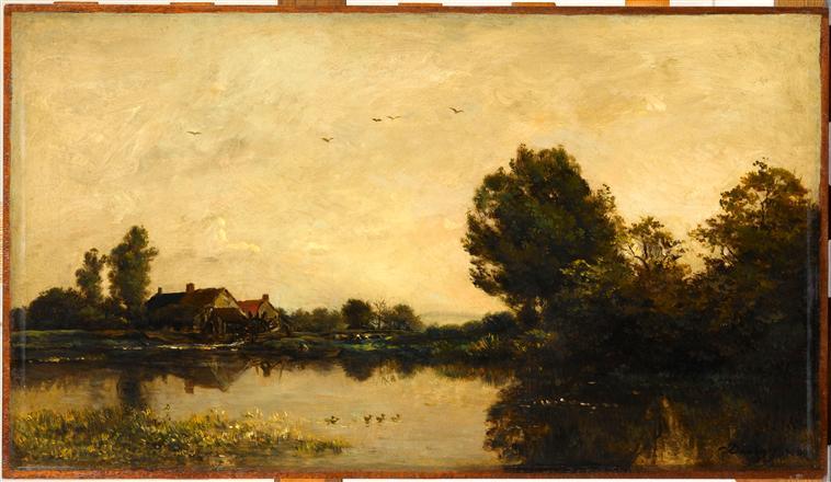 Die Mühle Von Gylieu — Charles-françois Daubigny