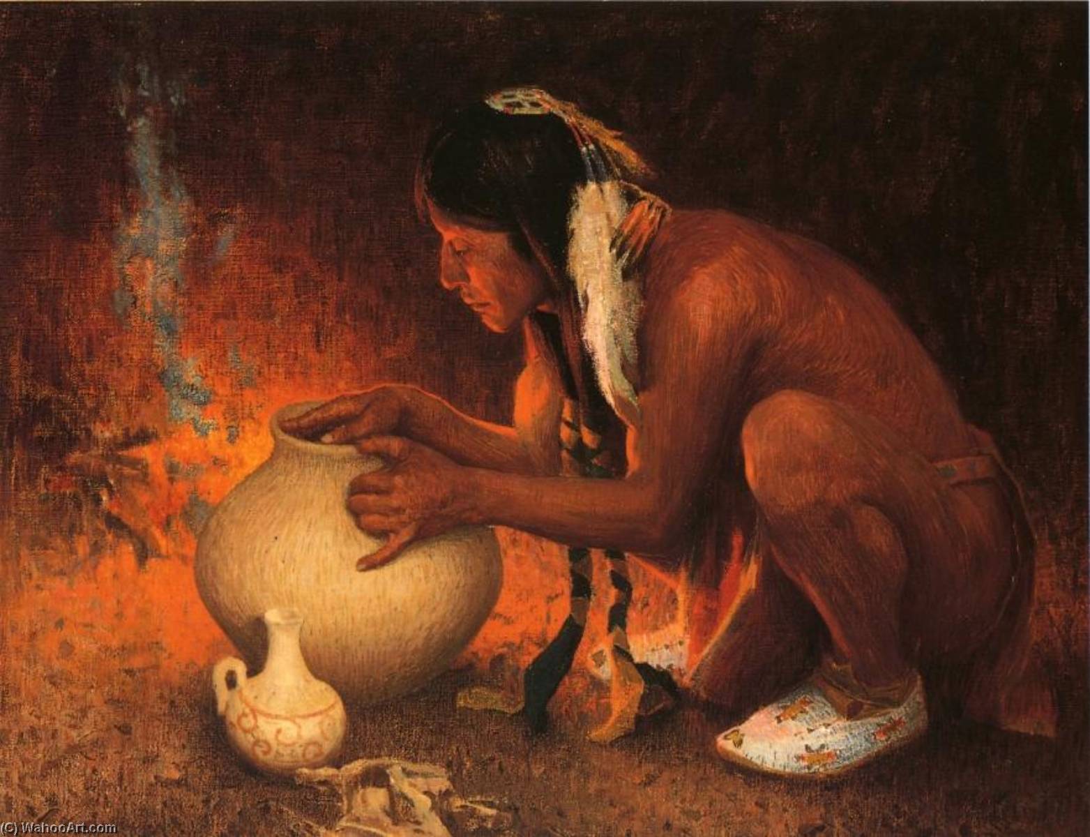 Making Pottery — Eanger Irving Couse