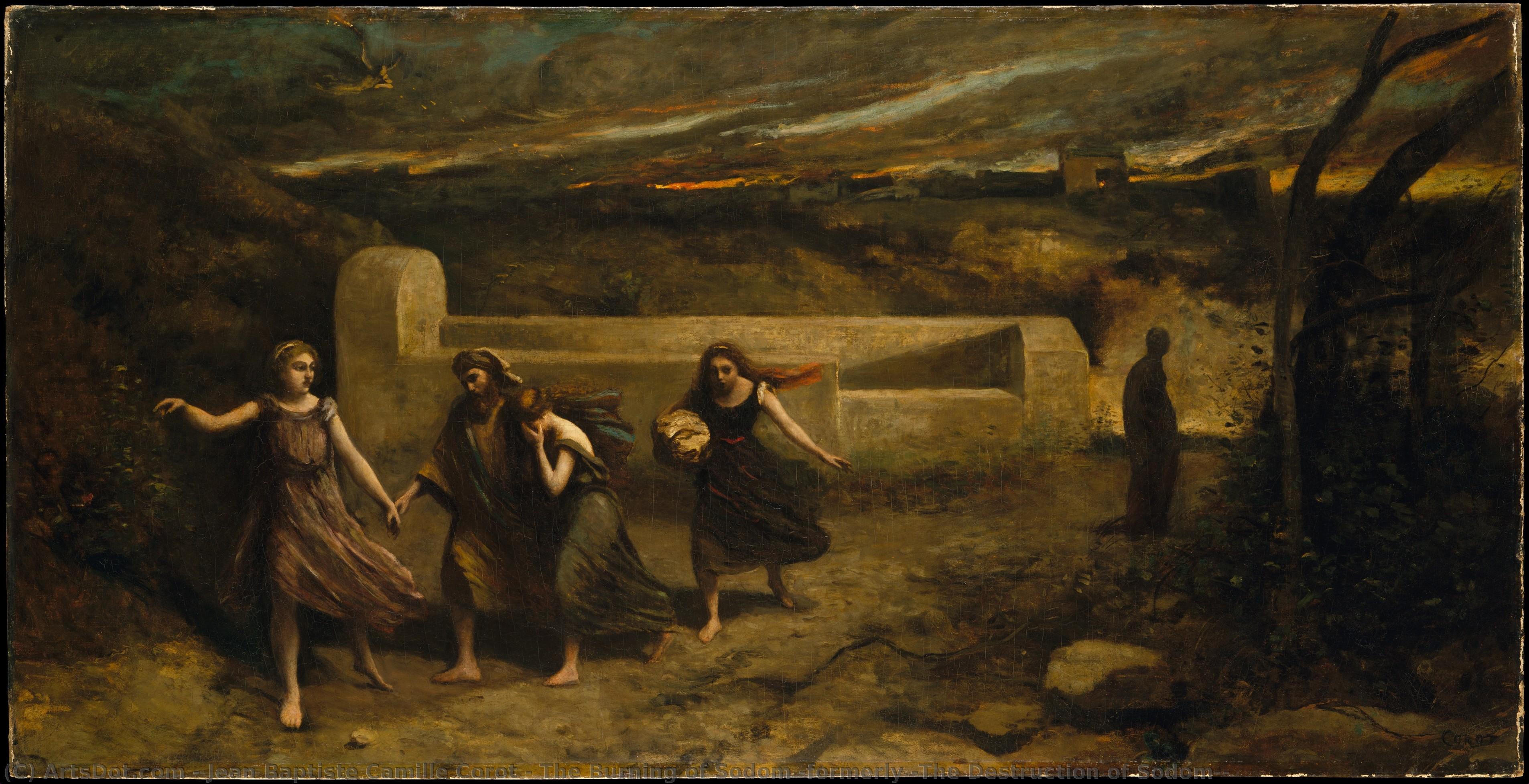 La Destrucción De Sodoma (anteriormente "la Quema De Sodoma") — Jean-baptiste-camille Corot