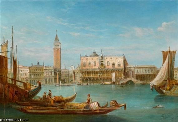 View Of The Doge's Palace In Venice — Alfred Pollentine