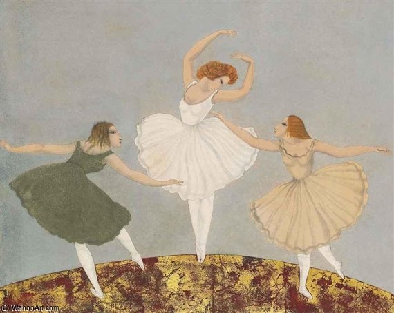 Les Trois Danseuses — Léonard Tsuguharu Foujita