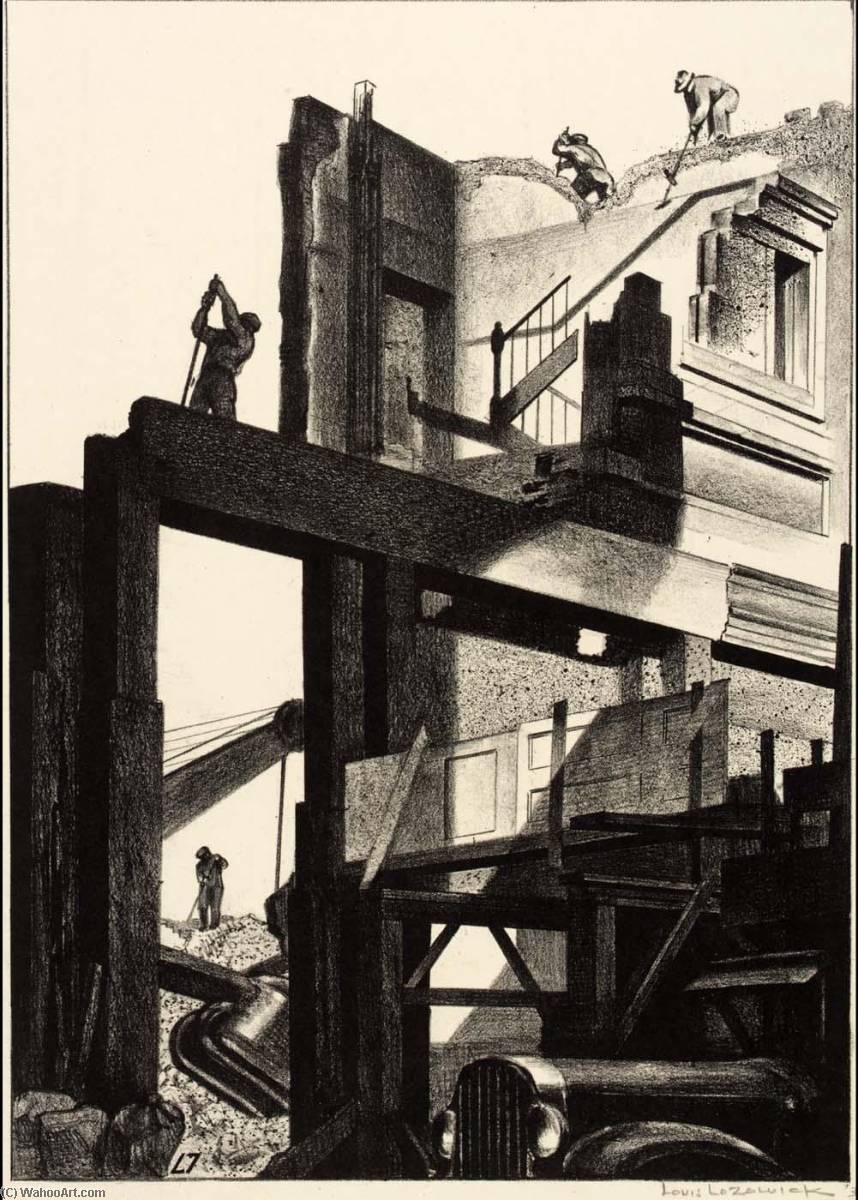Slum Clearance — Louis Lozowick