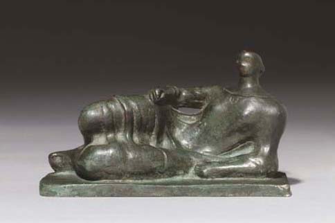 Reclining Figure; Maquette For Memorial Figure — Henry Moore