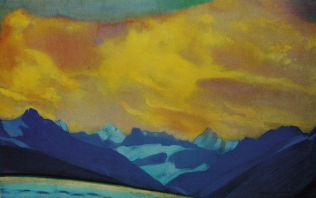 Sunset Over Malana — Nicholas Roerich