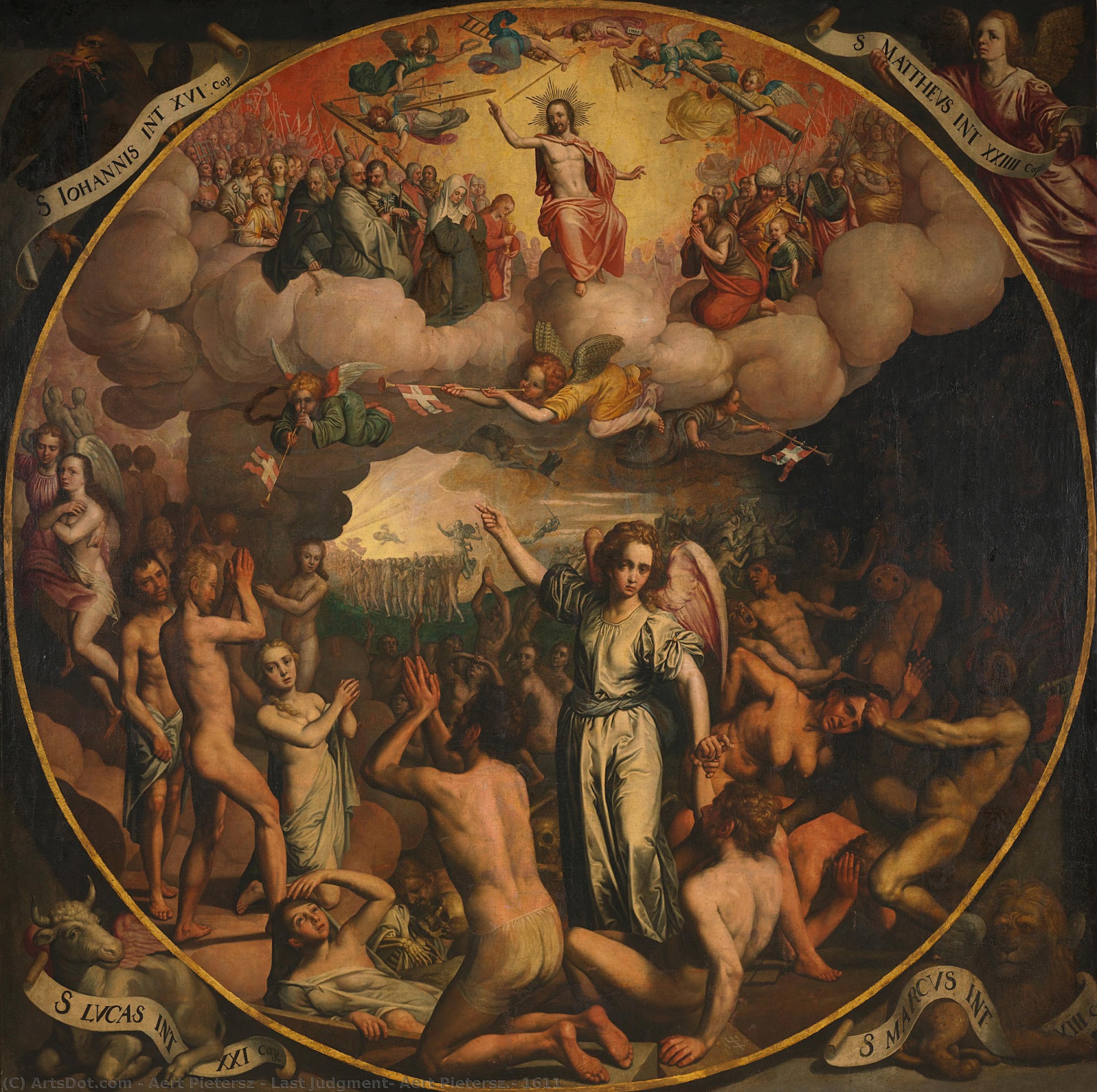 Last Judgment, Aert Pietersz., 1611 — Aert Pietersz