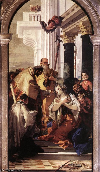 Last Communion Of St Lucy — Giambattista Tiepolo