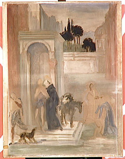Saint François Embrassant Un Lépreux — Gustave Moreau