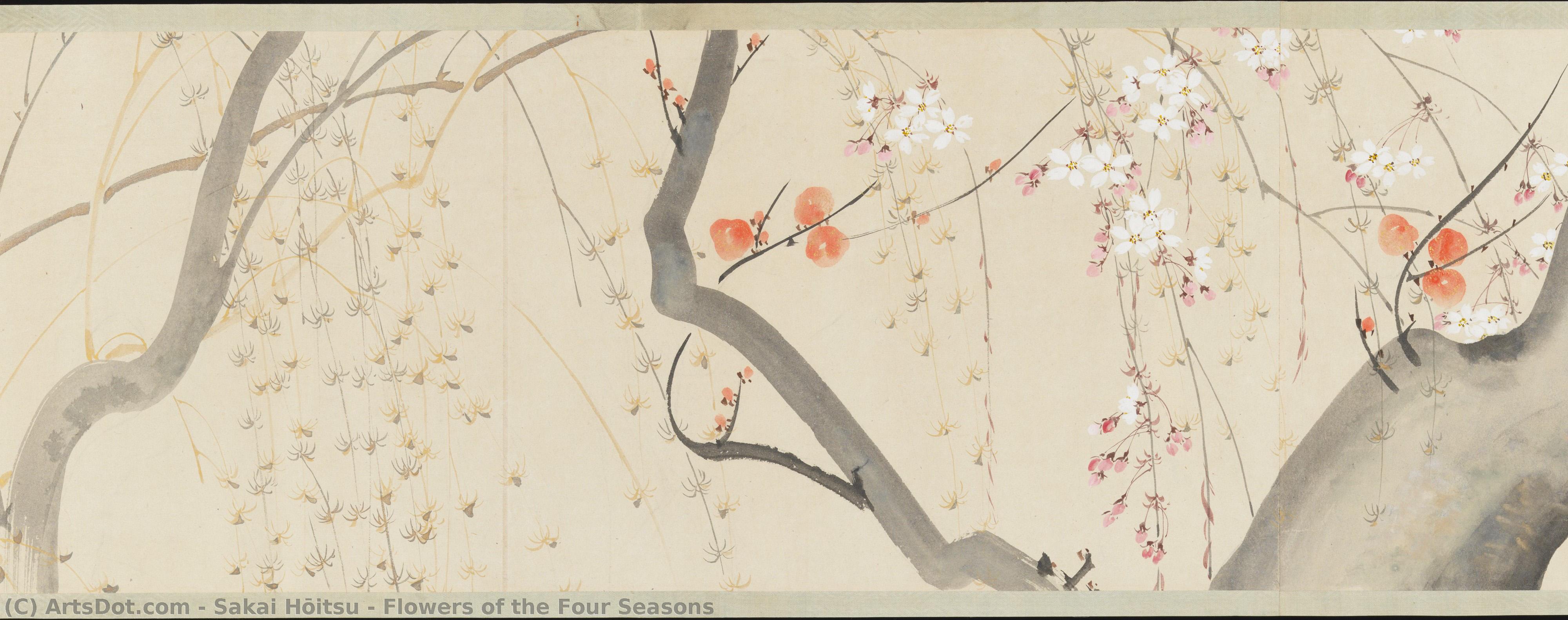 Flowers Of The Four Seasons — Sakai Hōitsu