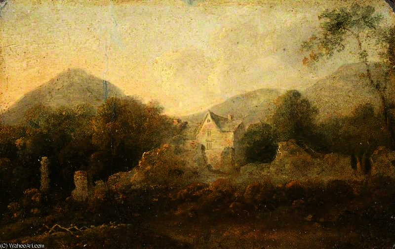 Landscape With A Cottage — Ričard Vilson