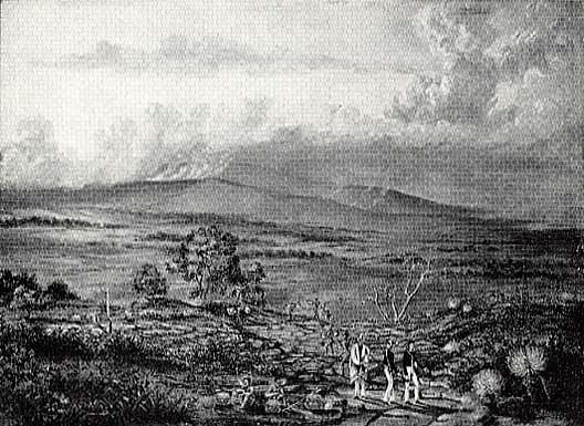 Volcano Of Kaluea Pele As Seen From The Side Of Mauna Loa, (painting) — Titian Ramsay Peale