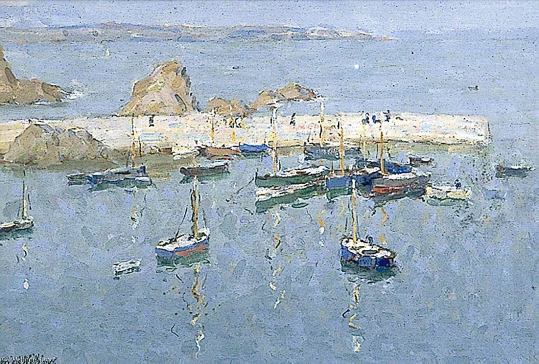 The Harbour At Mevagissey, Cornwall — Terrick John Williams