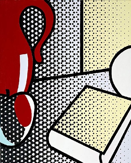 Still Life Mit Roten Krug — Roy Lichtenstein