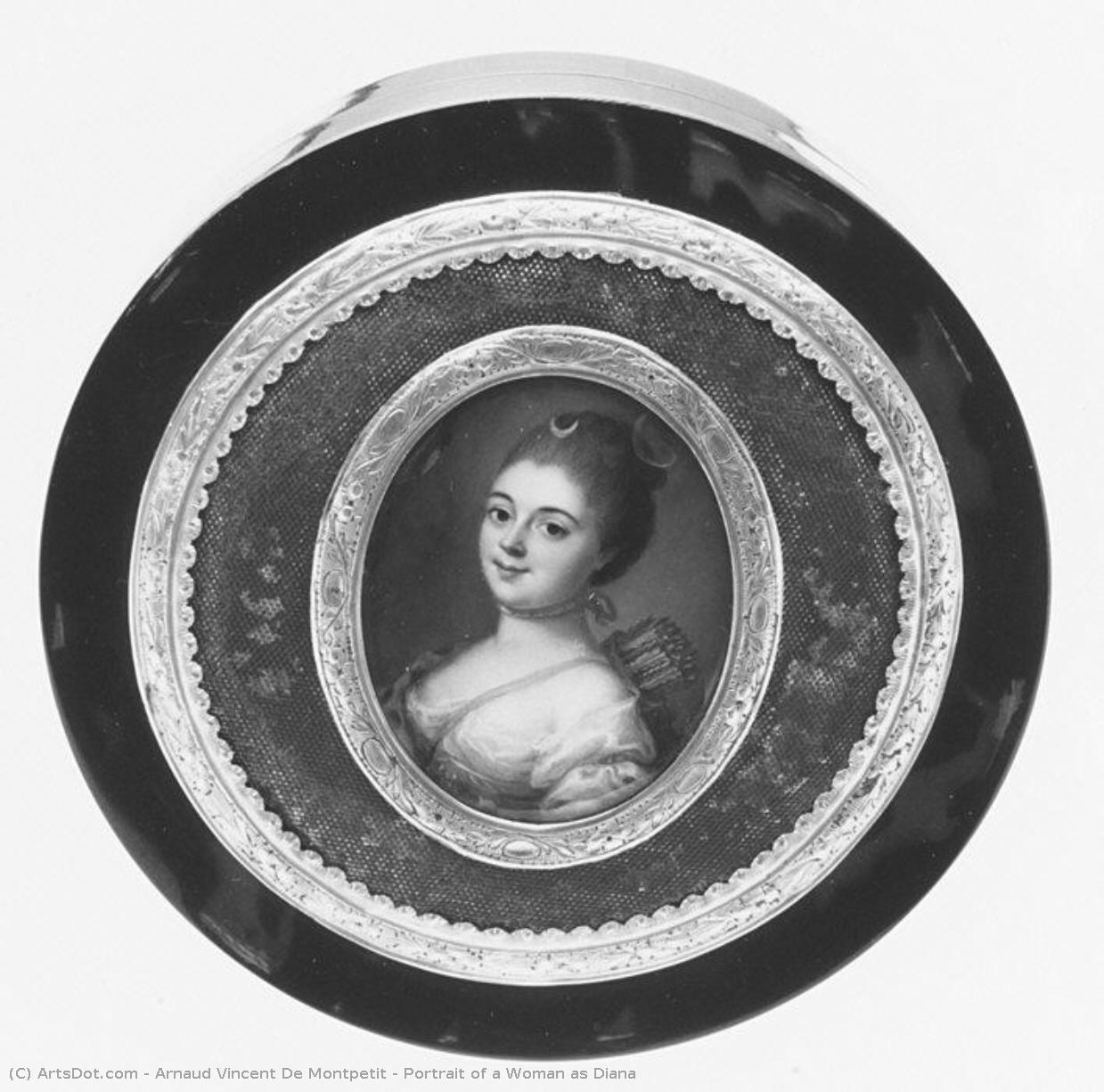 Portrait Of A Woman As Diana — Arnaud Vincent De Montpetit