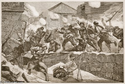 The Gross Of The Bulgarian Column — Richard Caton Woodville