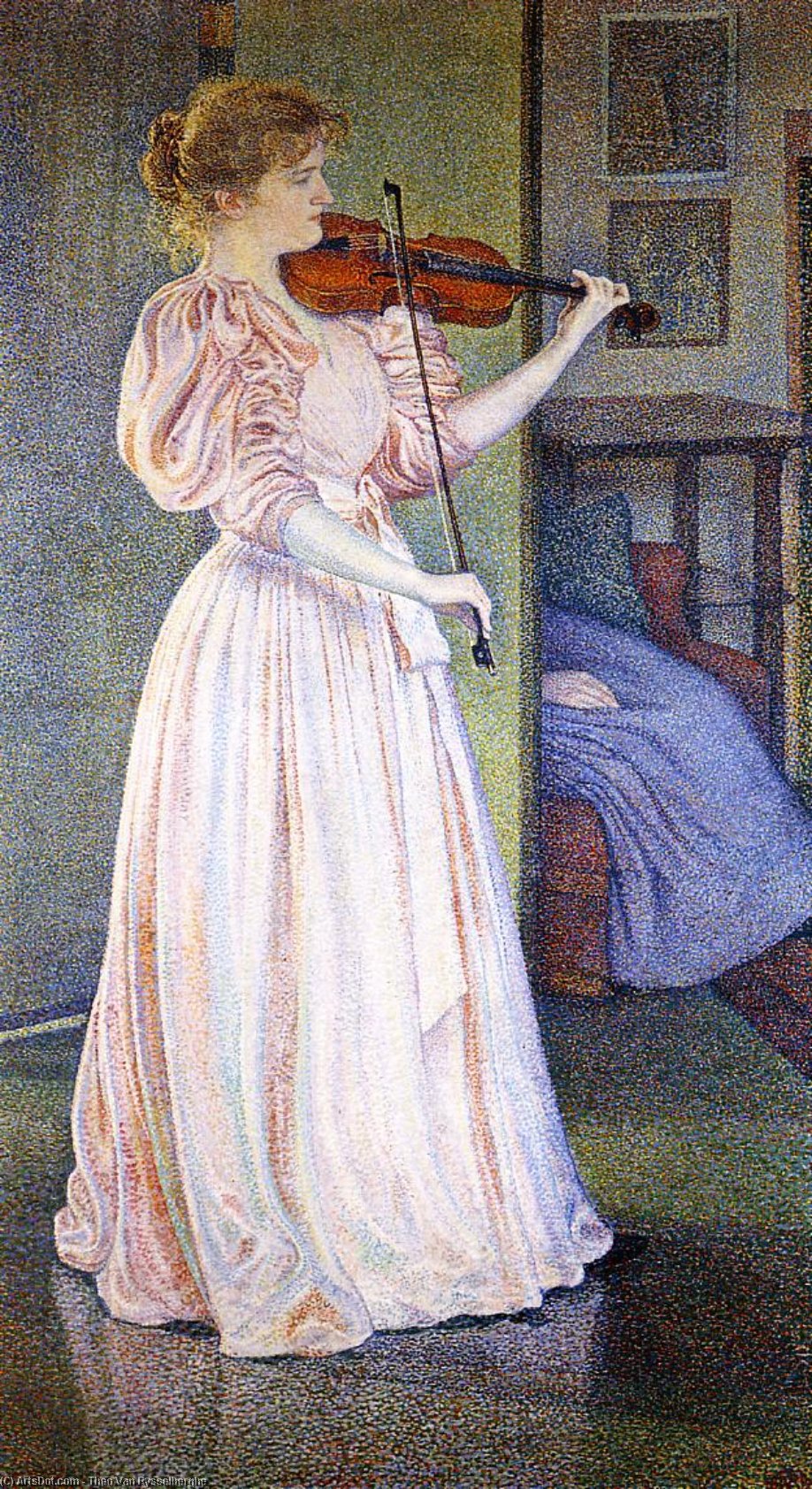 Portrait Of Irma Sethe — Theo Van Rysselberghe