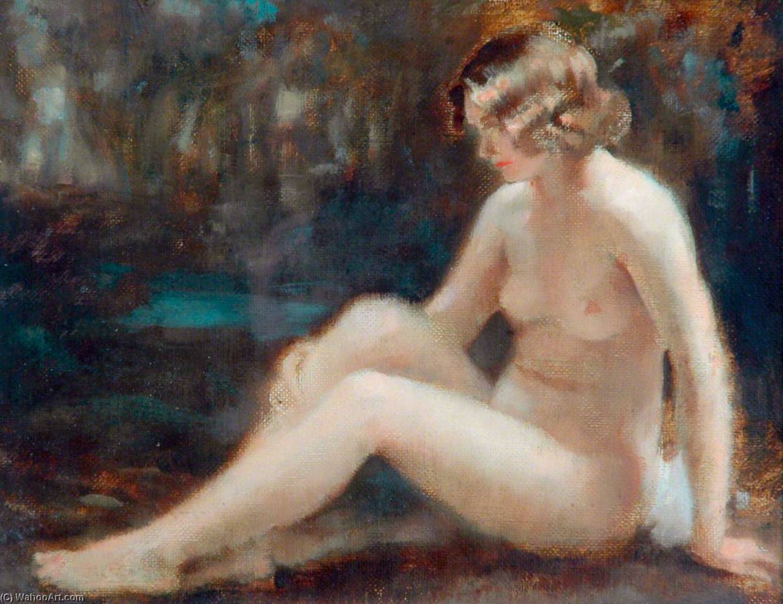 A Pool In The Wood — Ernest Leopold Sichel