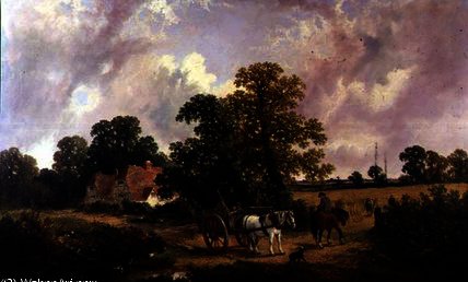 Essex Landscape With Horse And Cart — James Edwin Meadows