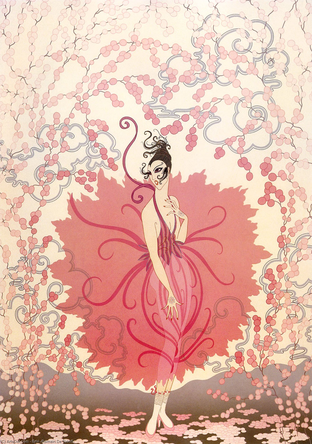 Pink Lady — Erté