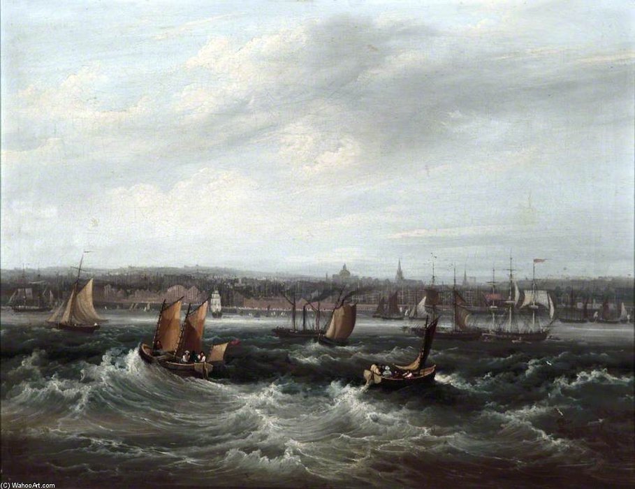 Shipping In The Mersey — Frederick Calvert