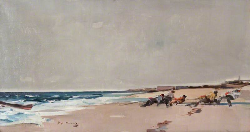 Boatmen Approaching Storm — Hugh Munro