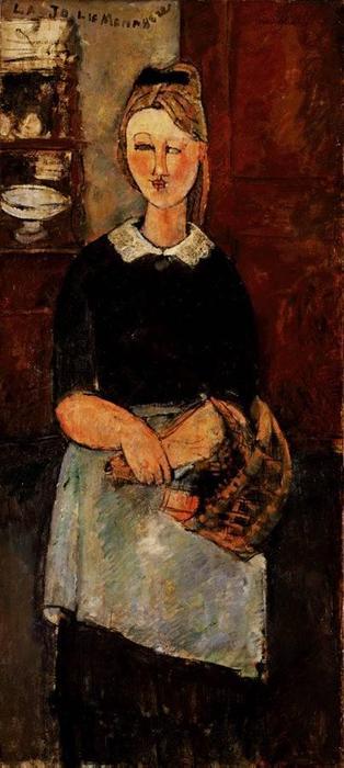 The Pretty Housewife — Amedeo Clemente Modigliani