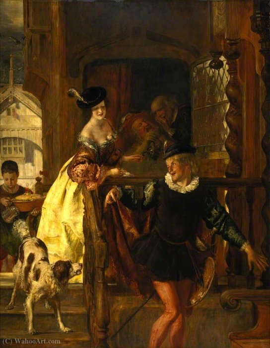 Anne Page Inviting Slender To Dinner — Thomas Duncan
